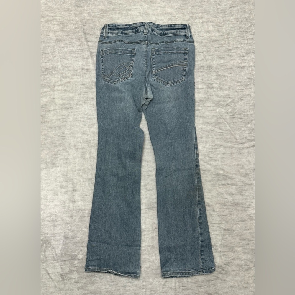 Garage Y2K Flare Jeans Low Rise Light Wash